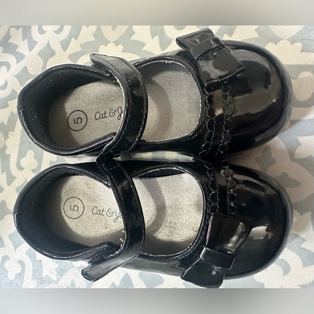Black dress shoes toddler cat and Jack